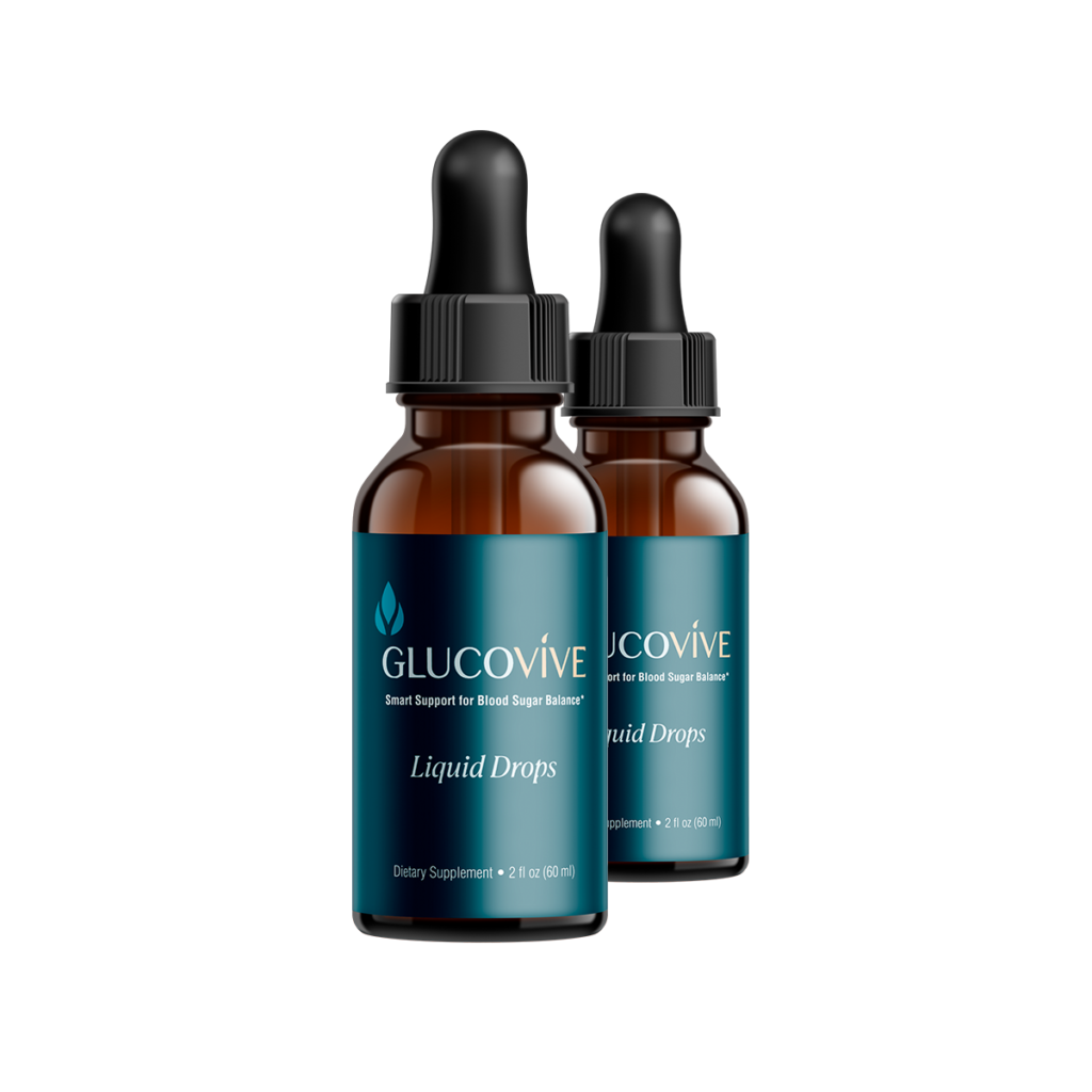 GlucoVive supplement jar